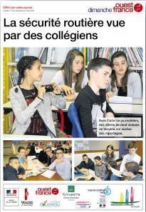 Des collégiens journalistes pour Ouest-France