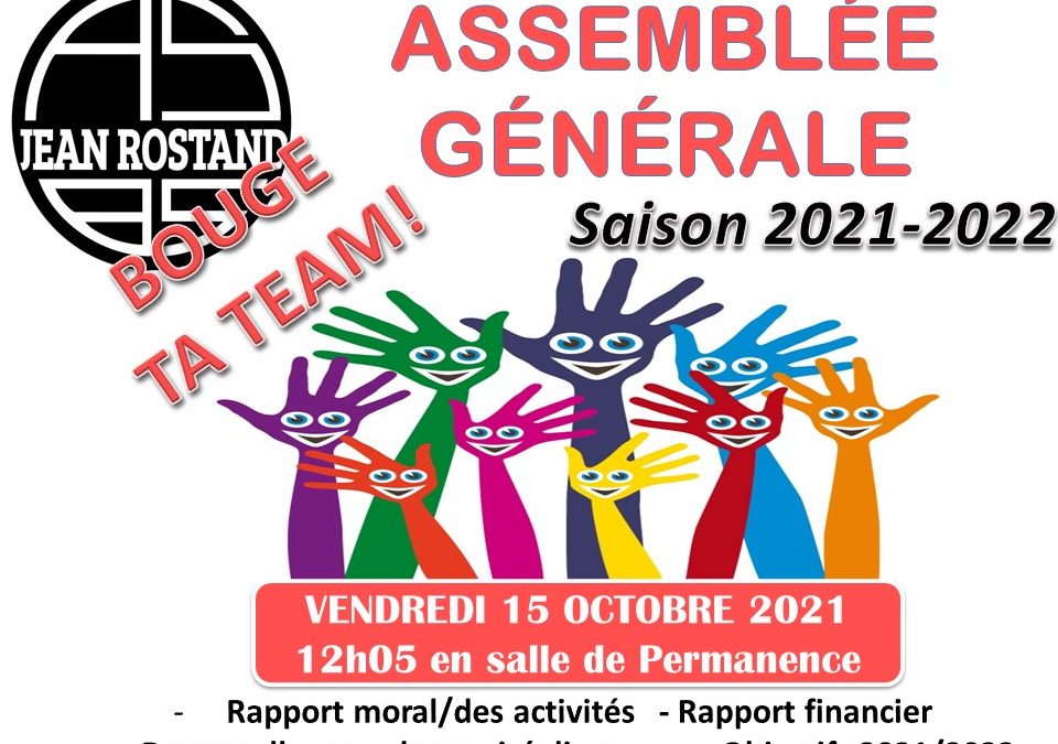 Invitation à l’assemblée générale de l’A.S.