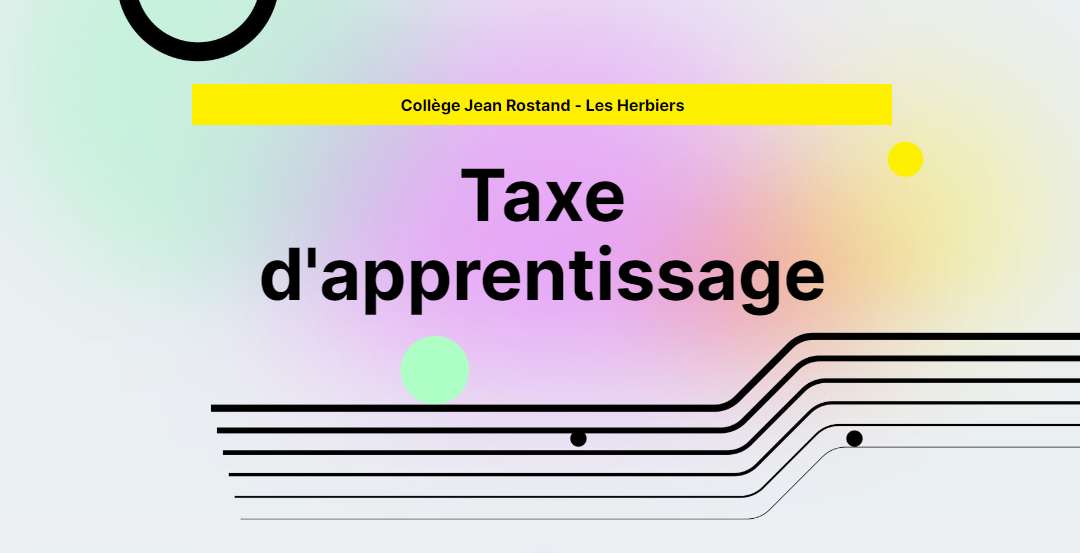 En 2022, je reverse ma taxe d’apprentissage au collège Jean Rostand !