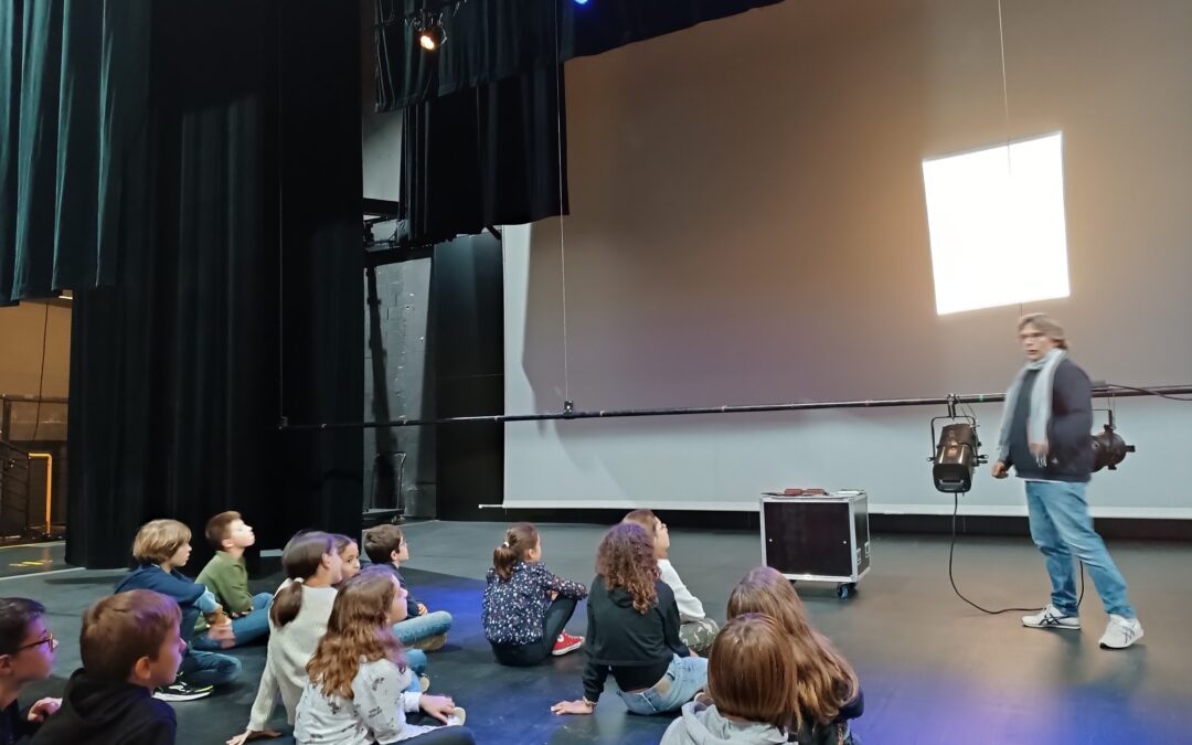 LES ÉLÈVES DE SIXIÈME VISITENT LE THÉÂTRE PIERRE BAROUH