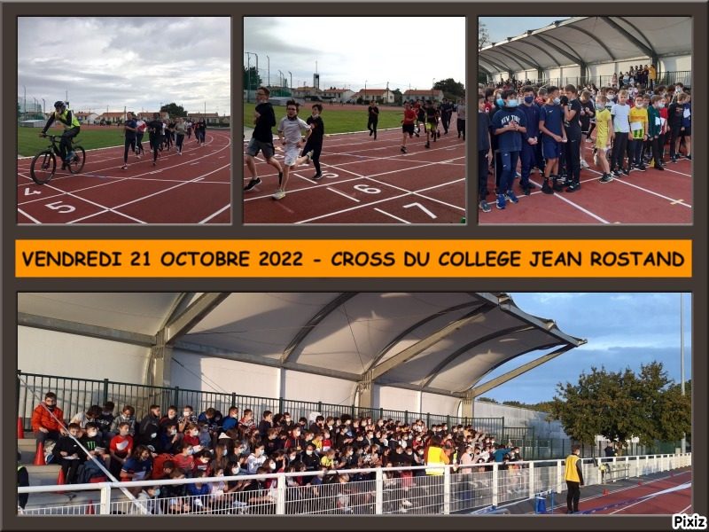 VENDREDI 21 OCTOBRE 2022 – L’HEURE DU CROSS DU COLLÈGE EST ARRIVÉE !