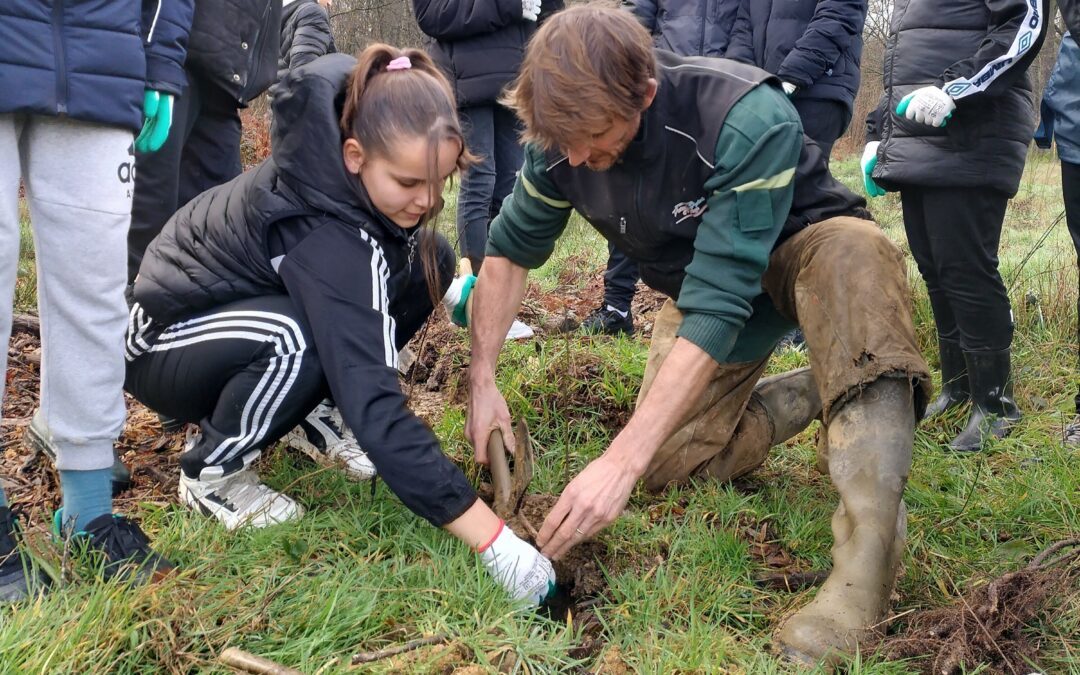 LA 5A PARTICIPE À LA GESTION DURABLE D’UNE PARCELLE DE FORÊT AVEC L’O.N.F.