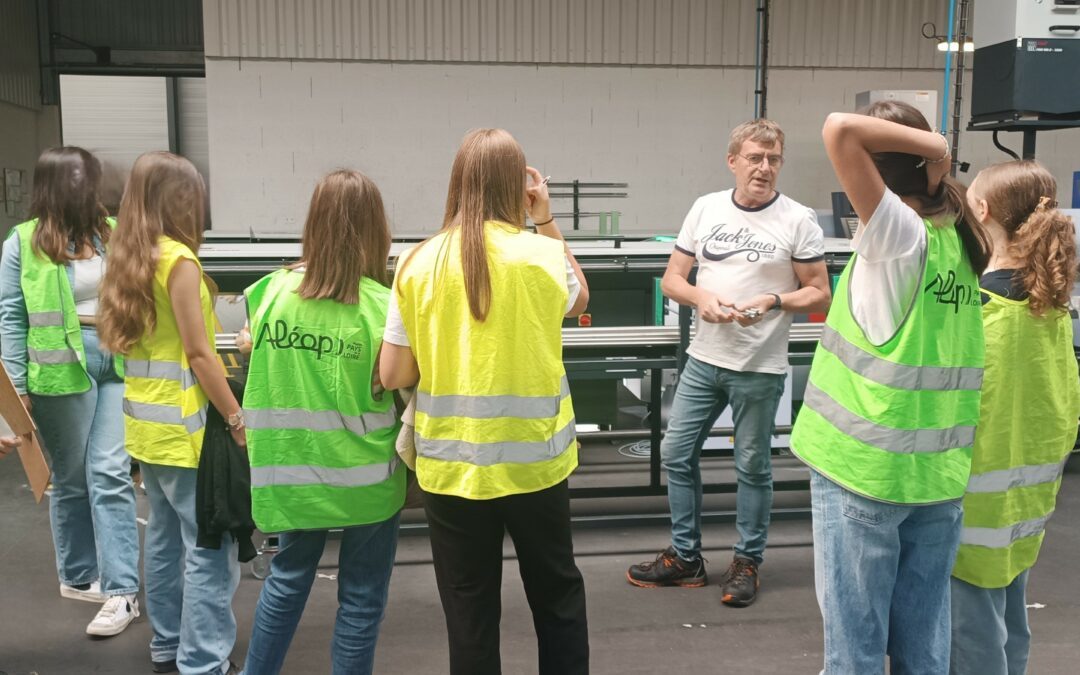 LA 4F VISITE L’ENTREPRISE SACHOT AUX HERBIERS